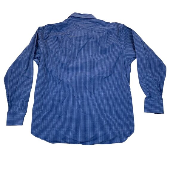 J.Crew Factory Men's Button-Up Shirt M Blue Checkered - Picture 2 of 8